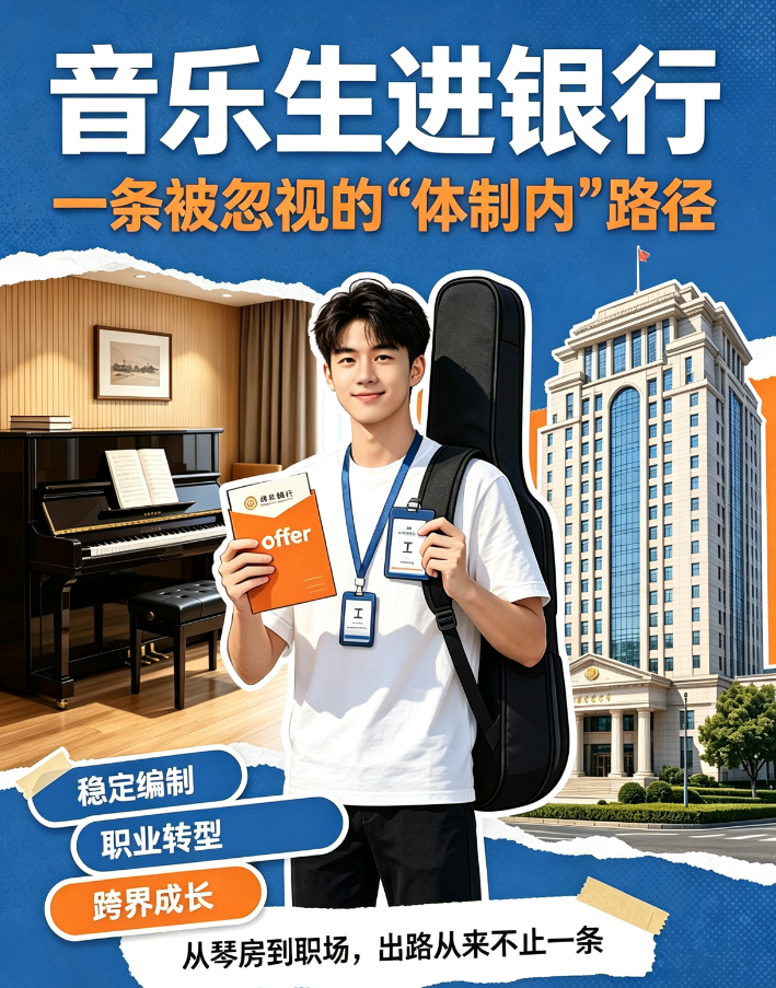 音乐生进银行：一条被忽视的“体制内”路径